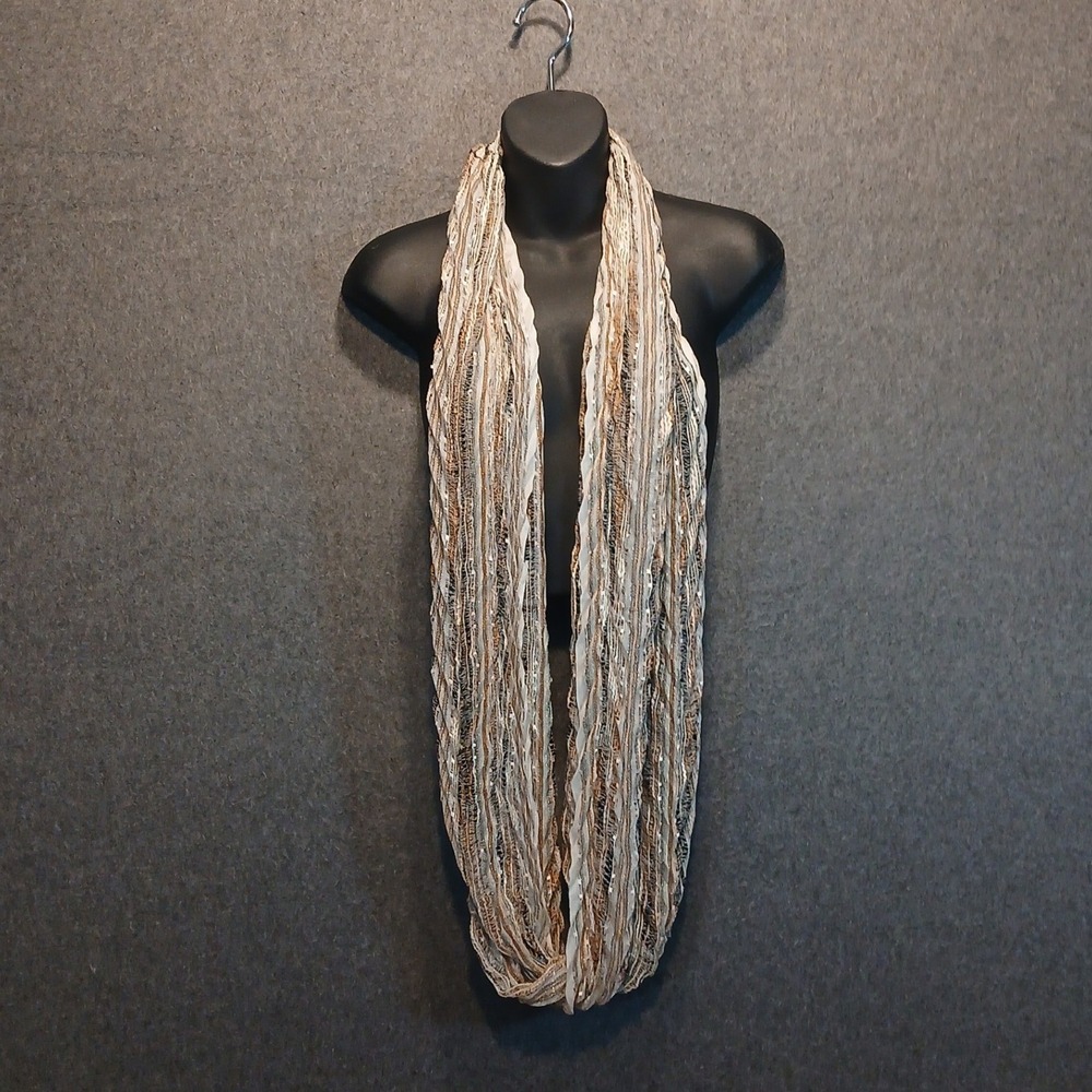 Sequin boho infinity scarf indie sleaze whimsygoth hippie y2k cottagecore fairy